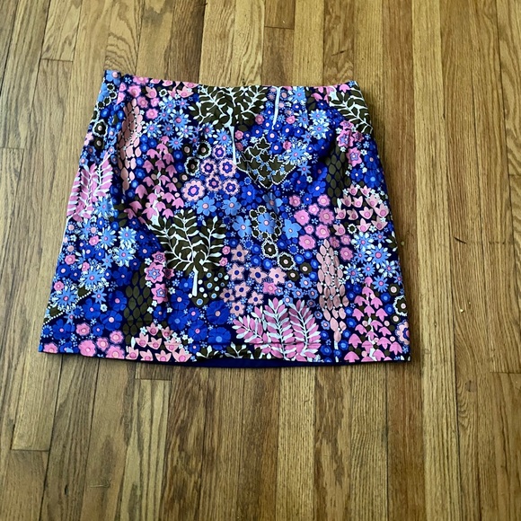 Talbots Botanical A Line Skirt - Picture 4 of 9